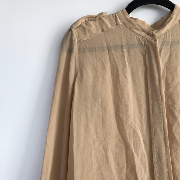 ARITZIA | WILFRED 100% SILK LONG BLOUSE - Picture 2 of 6